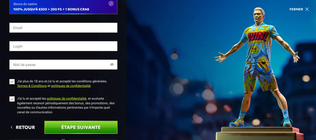 RTBet Casino Sign Up